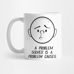 Karl Pilkington - Problem Solved is Problem Caused Mug